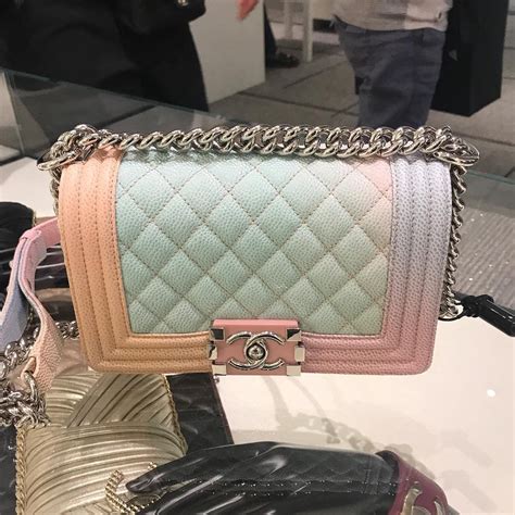 chanel bag rainbow|chanel boy bag with handle.